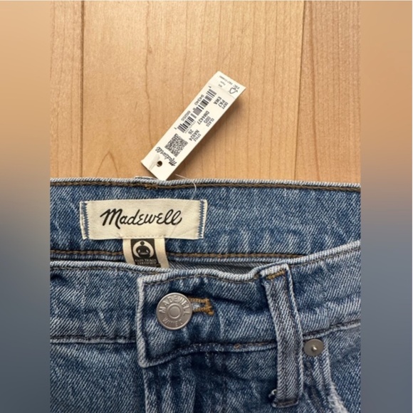 BNWT- Madewell 'Perfect Vintage Crop' Raw Hem Jeans (26) - Picture 6 of 12